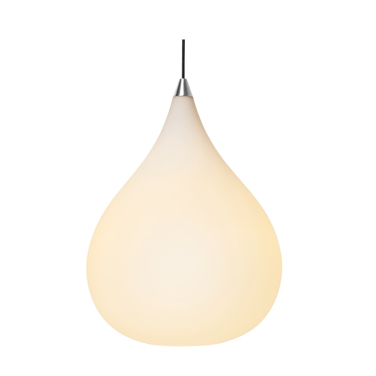 Halo Design No. 405821 LED Pendelleuchte DROPS, opal-alu geb�rstet � 38
