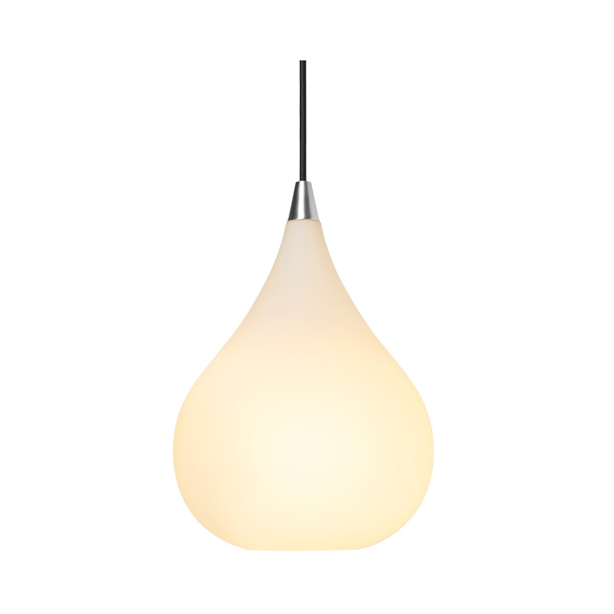 Halo Design No. 407924 LED Pendelleuchte DROPS, opal-alu geb�rstet � 23