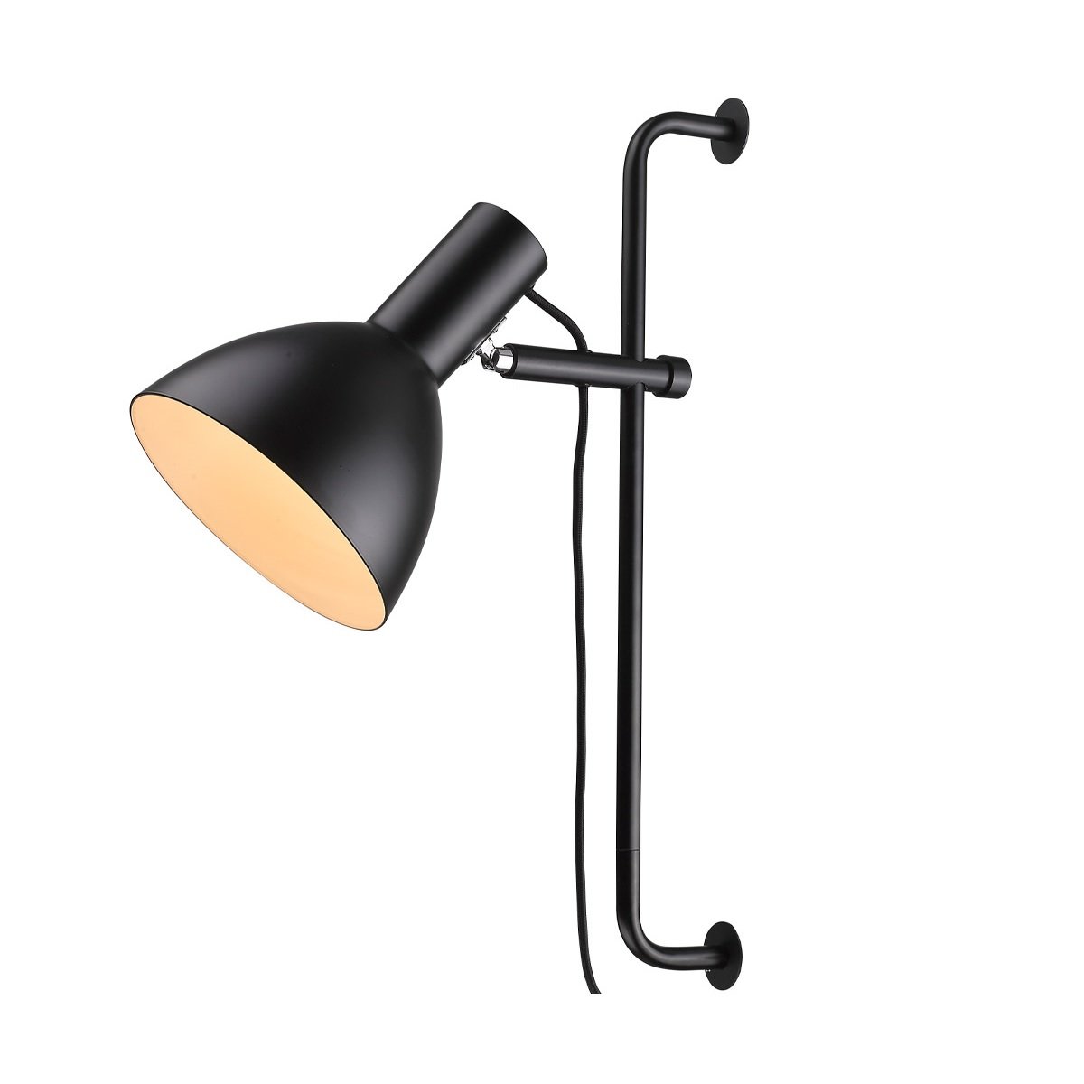 Halo Design No. 716555 Wandleuchte BALTIMORE E27, schwarz � 18
