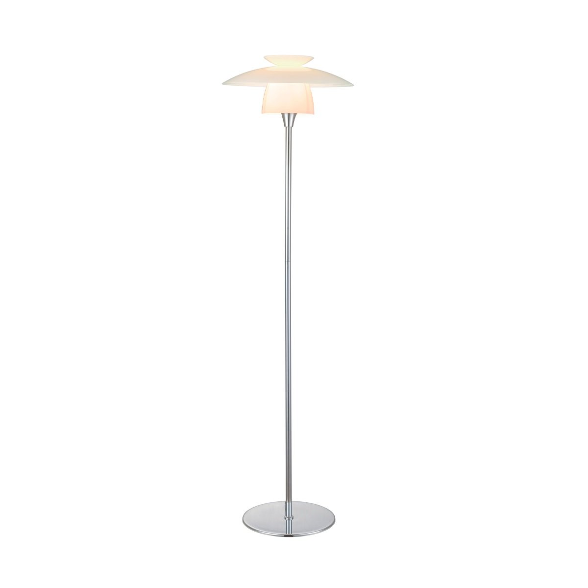 Halo Design No. 733699 Stehleuchte Scandinavia Opal Chrom � 40cm H146cm