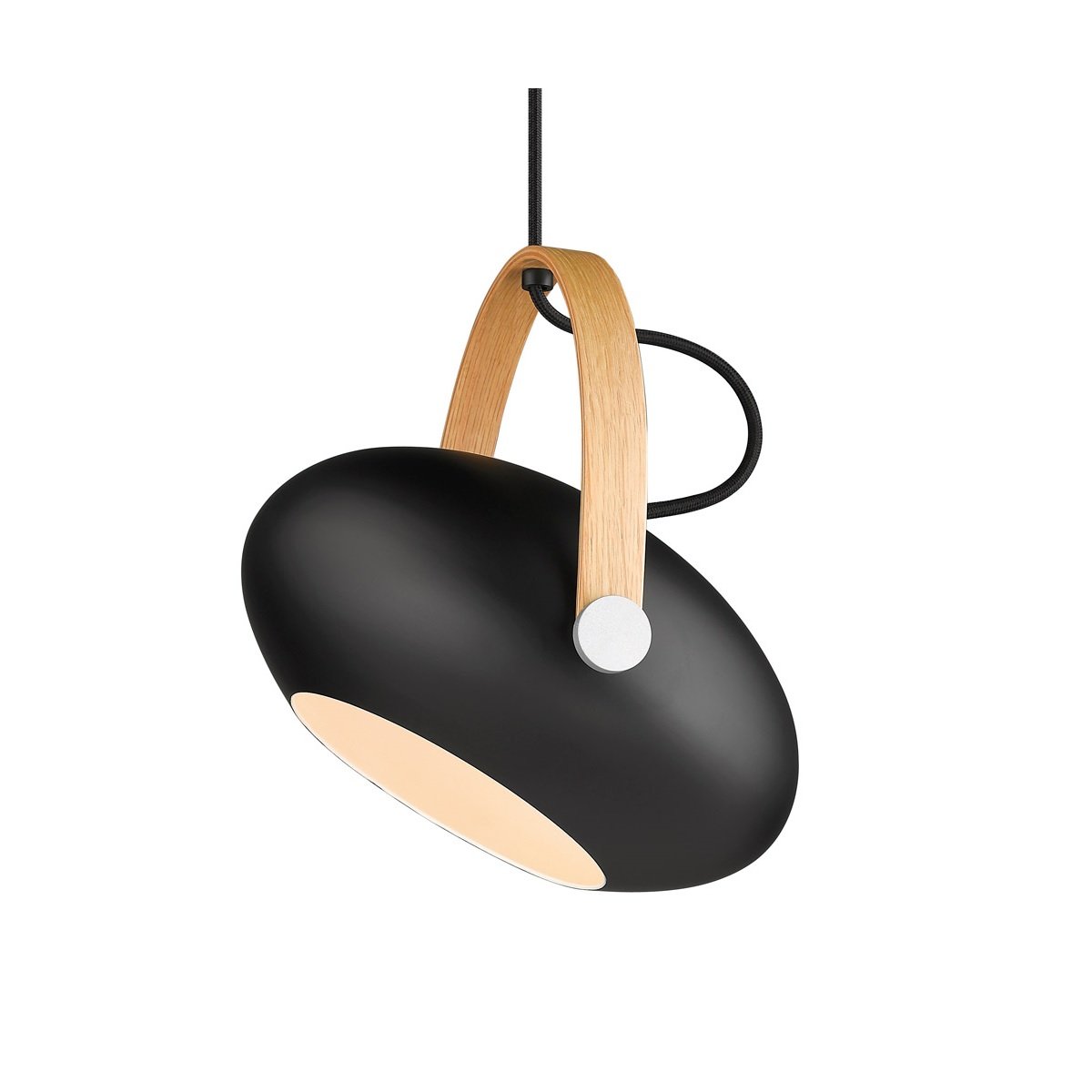 Halo Design No. 734344 LED Pendelleuchte D.C, schwarz matt-Eiche � 26
