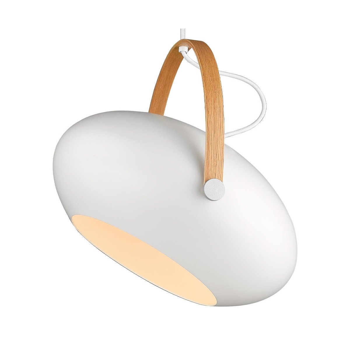 Halo Design No. 734375 LED Pendelleuchte D.C, weiss matt-Eiche � 40