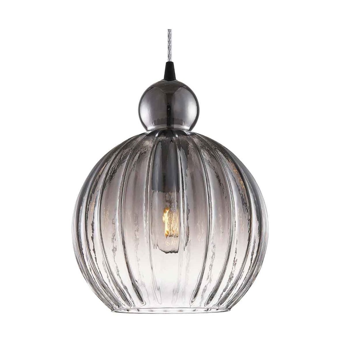 Halo Design No. 737338 LED Pendelleuchte BALL BALL Smoke 32 E27