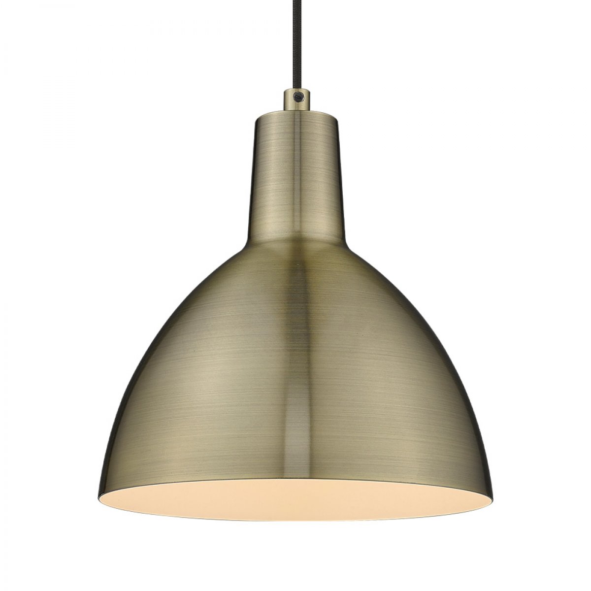 Halo Design No. 739059 Pendelleuchte METROPOLE Messing Antik 15cm