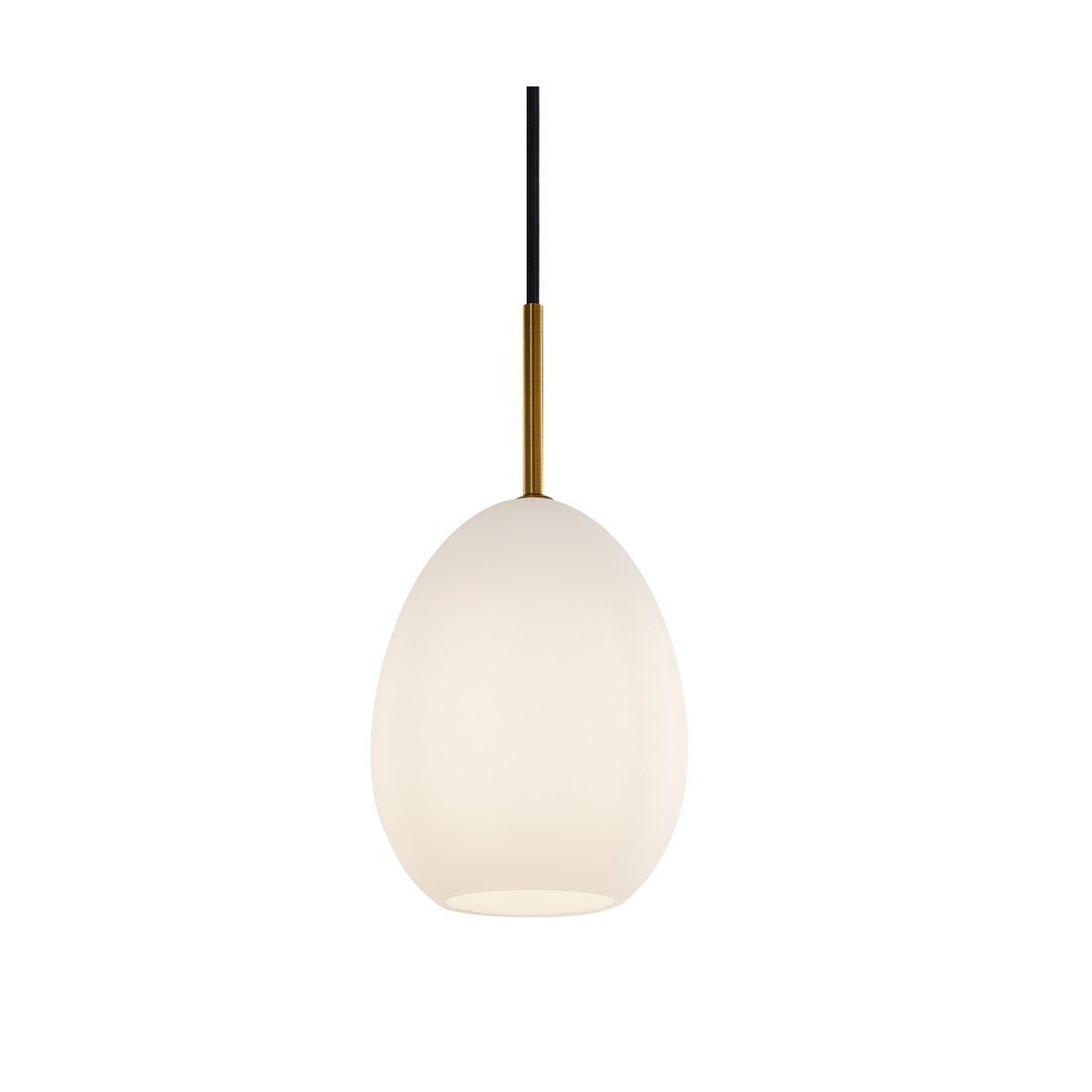 Halo Design No. 739899 Pendelleuchte Bod� Opal Messing geb�rstet 14cm