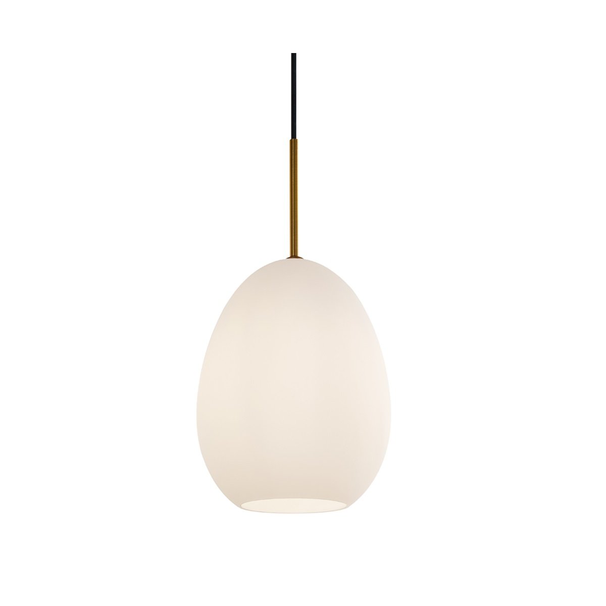 Halo Design No. 739905 Pendelleuchte Bod� Opal Messing geb�rstet 20cm