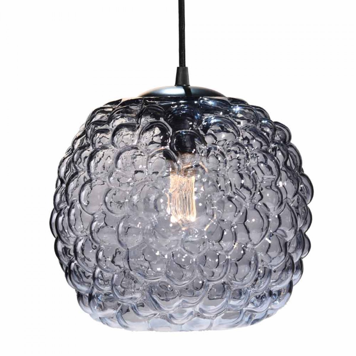 Halo Design No. 740079 Pendelleuchte GRAPE Smoke 25cm