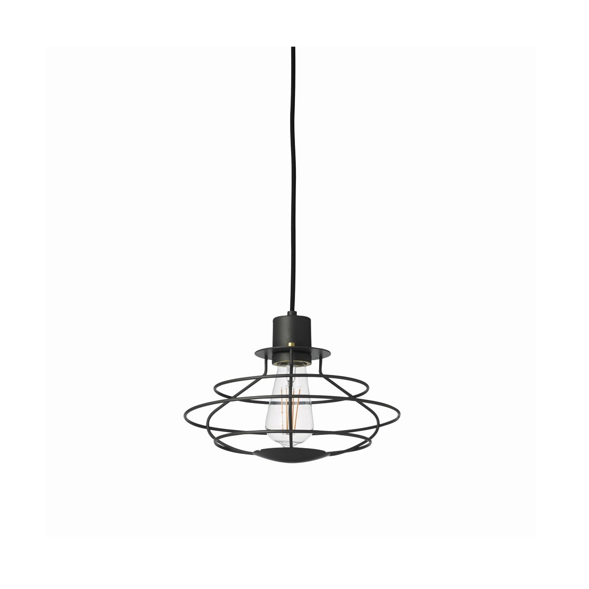 Halo Design No.751815 Pendelleuchte RADIO Dunkelgrau Matt 28cm