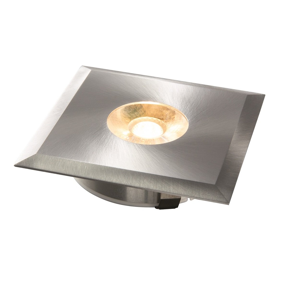 Heitronic 23376 LED Einbaustrahler Austin quadratisch starr Aluminium