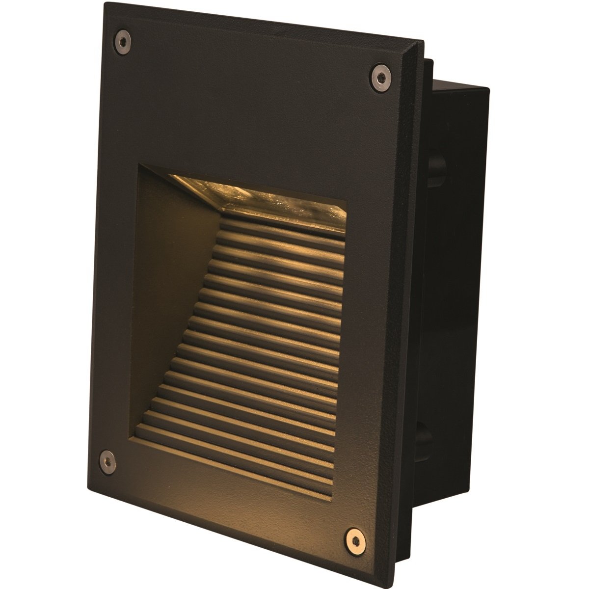 Heitronic 35288 LED Wandeinbauleuchte Dora 195x165mm anthrazit 3000K