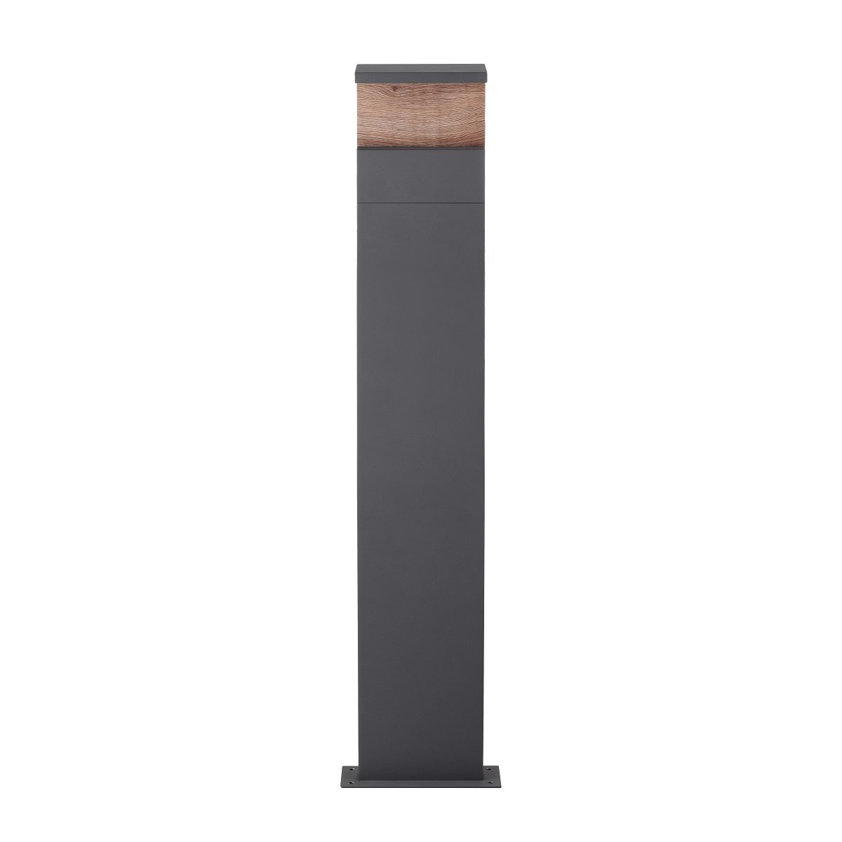 Heitronic 501237 LED Standleuchte Manao 1000mm anthrazit mit Holzdekor