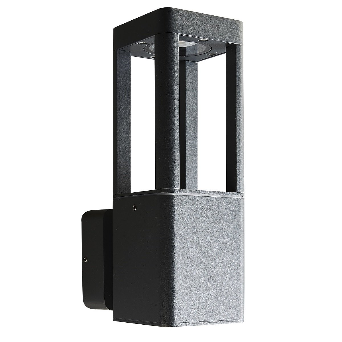 Heitronic 501333 LED Wandleuchte Toskana II anthrazit quadratisch 3000K IP65
