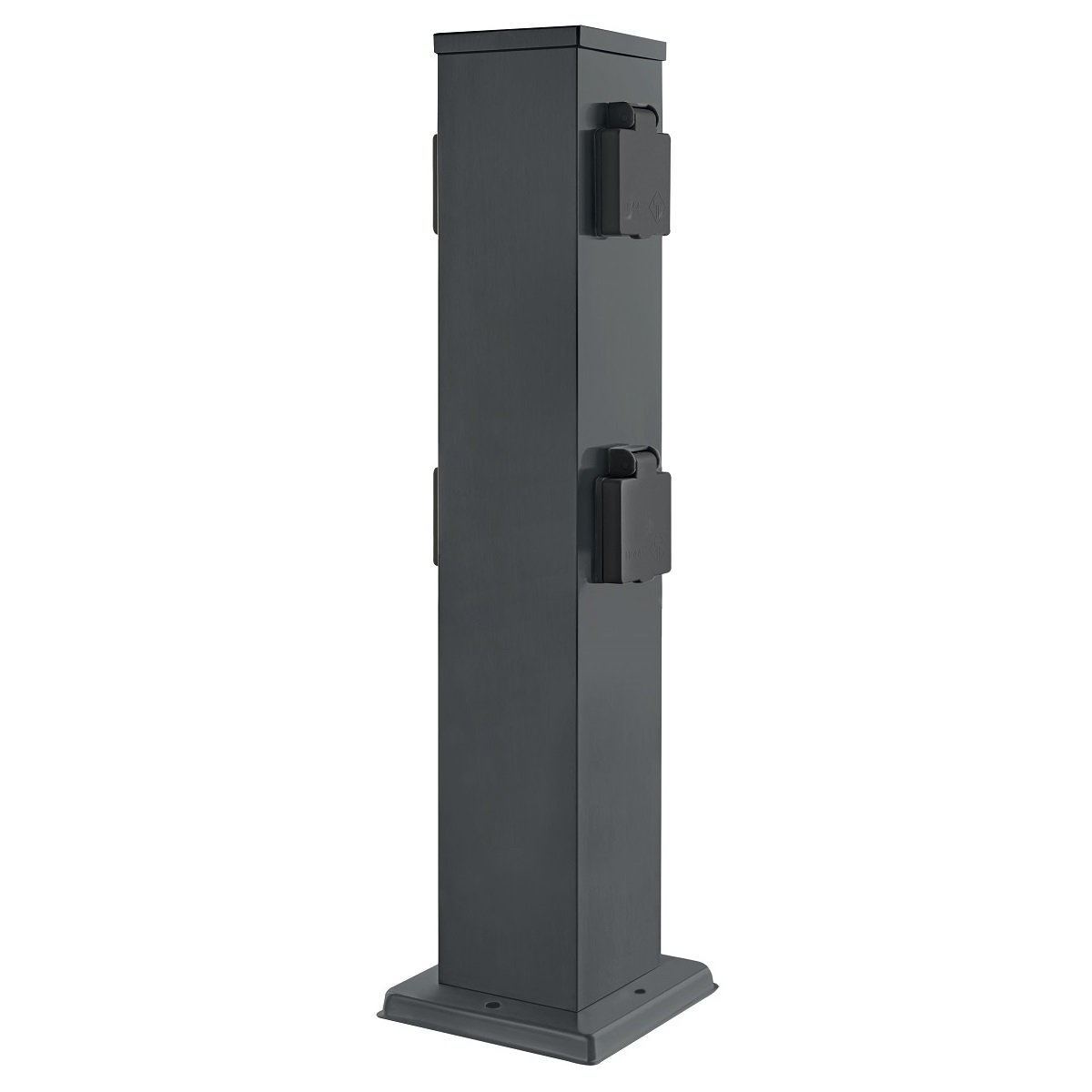 Heitronic 501335 Energieverteiler Bangkok 4-fach 400mm anthrazit