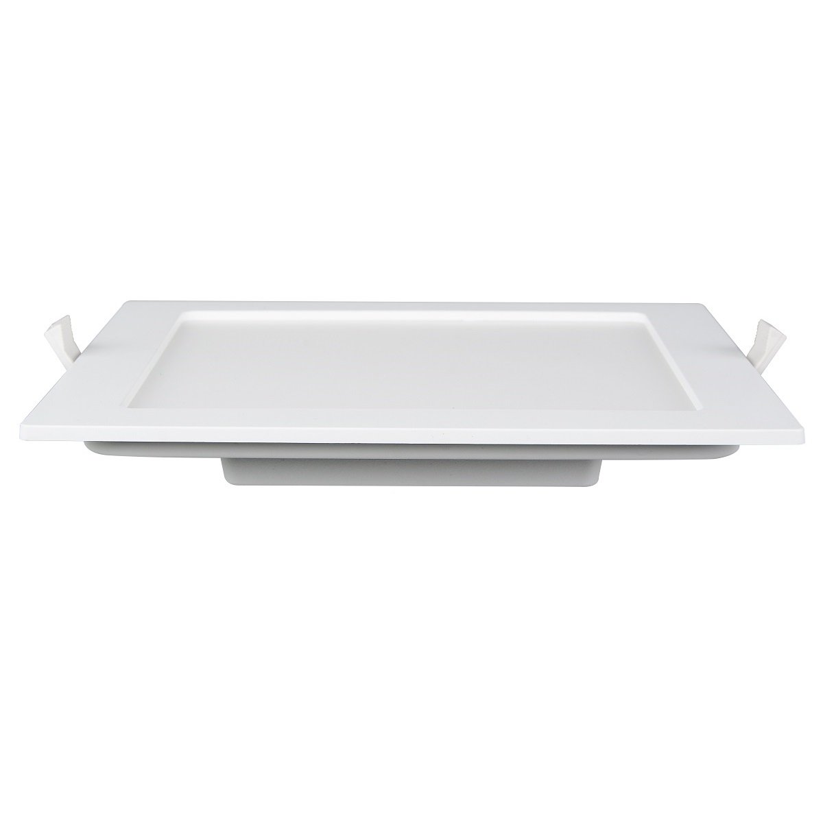 Heitronic 501381 LED Einbauleuchte Le Mans eckig weiss 165x165x32mm