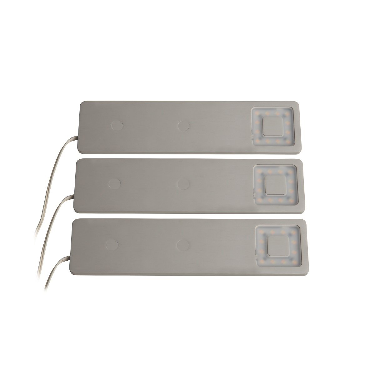 Heitronic Nr. 23019-HE LED Unterbauleuchte 3er Set Cortina dimmbar mit Fernsteuerung