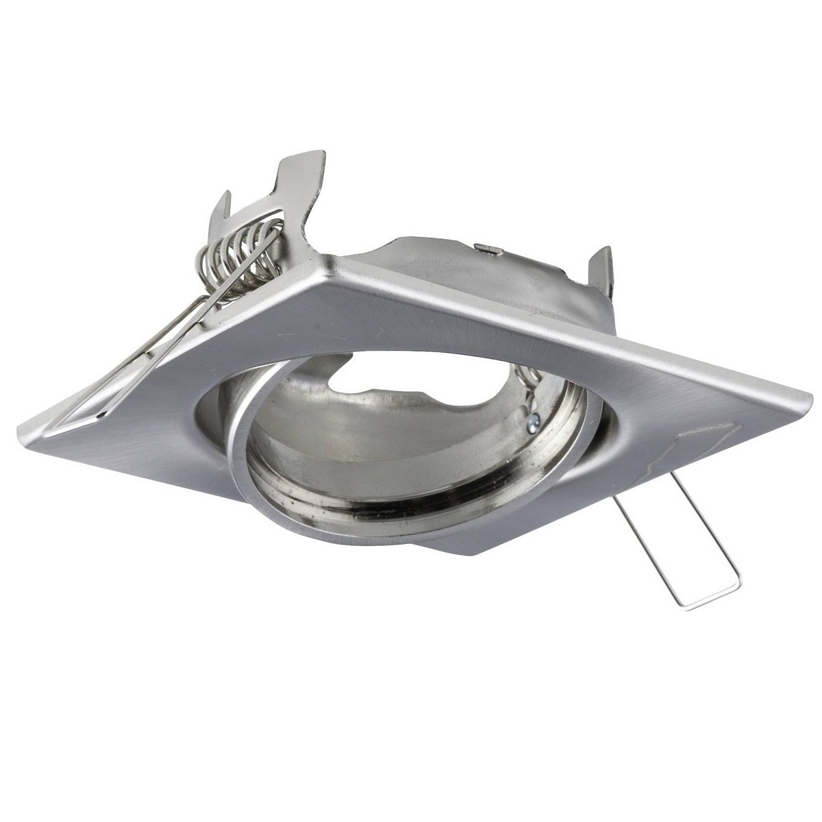 Heitronic Nr. 23554-HE Einbaustrahler DL6802 Eckig edelstahl