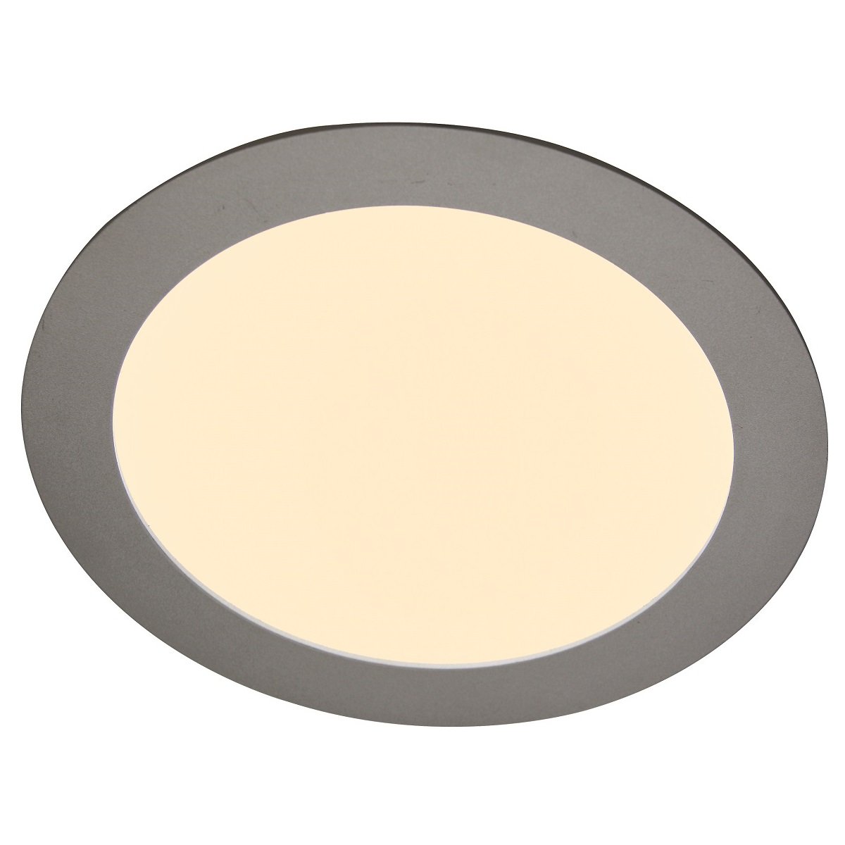 Heitronic Nr. 27638-HE LED Panel Toulouse 145mm Rund 3000K silber
