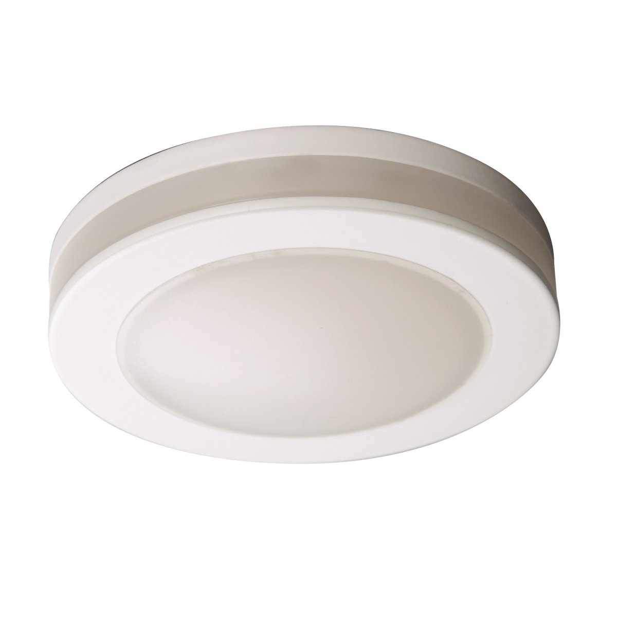 Heitronic Nr. 27776-HE LED Einbaustrahler mit Lichtkranz Aurora 60 wei� 3000K