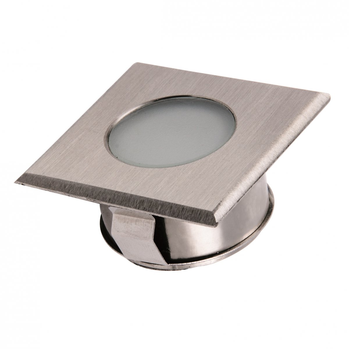 Heitronic Nr. 30387-HE LED Bodeneinbaustrahler N�rnberg edelstahl 2900K 45x45mm IP68