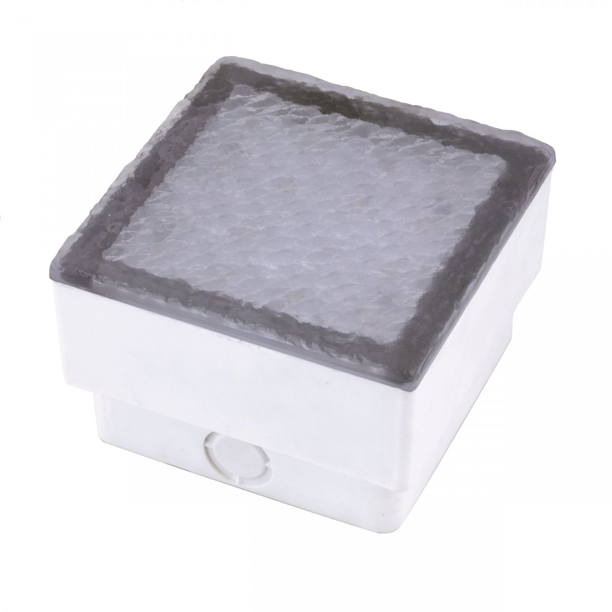 Heitronic Nr. 35927-HE Outdoor LED Bodeneinbau-Pflasterstein Akiaki Eckig IP67 3000K 10cm