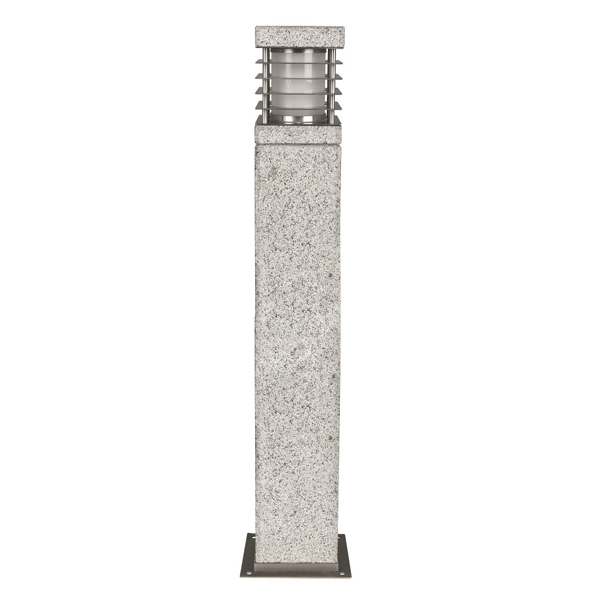 Heitronic Nr. 37260-HE Standleuchte La Mer edelstahl E27 IP44 Granit 70cm
