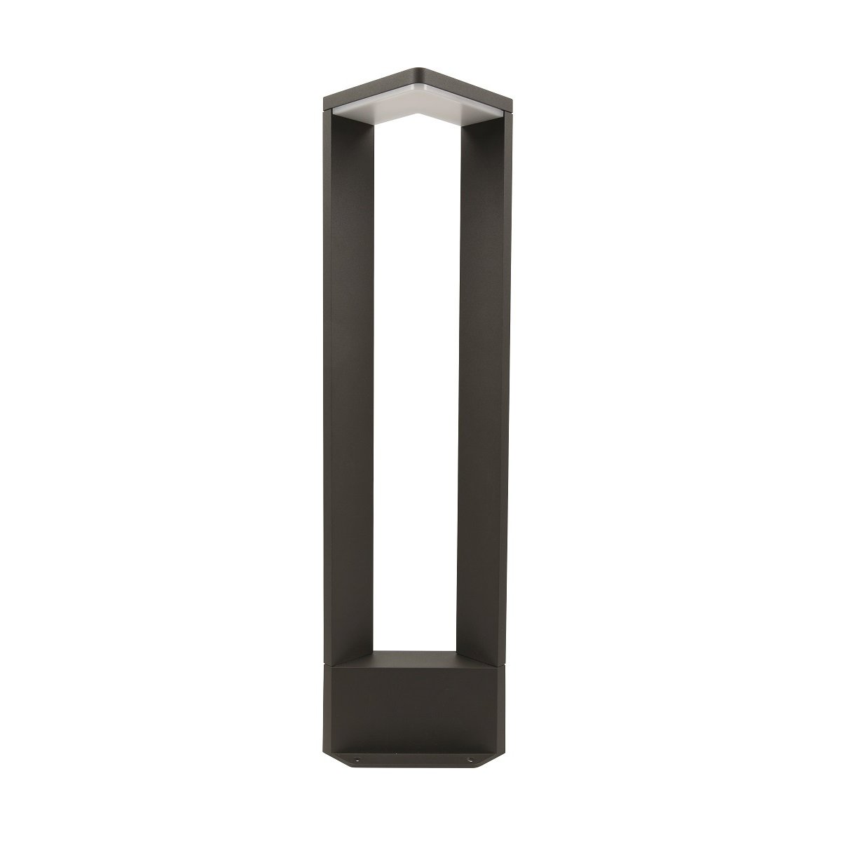 Heitronic Nr. 37268-HE Outdoor LED Sockelleuchte Bonita 60 anthrazit IP54