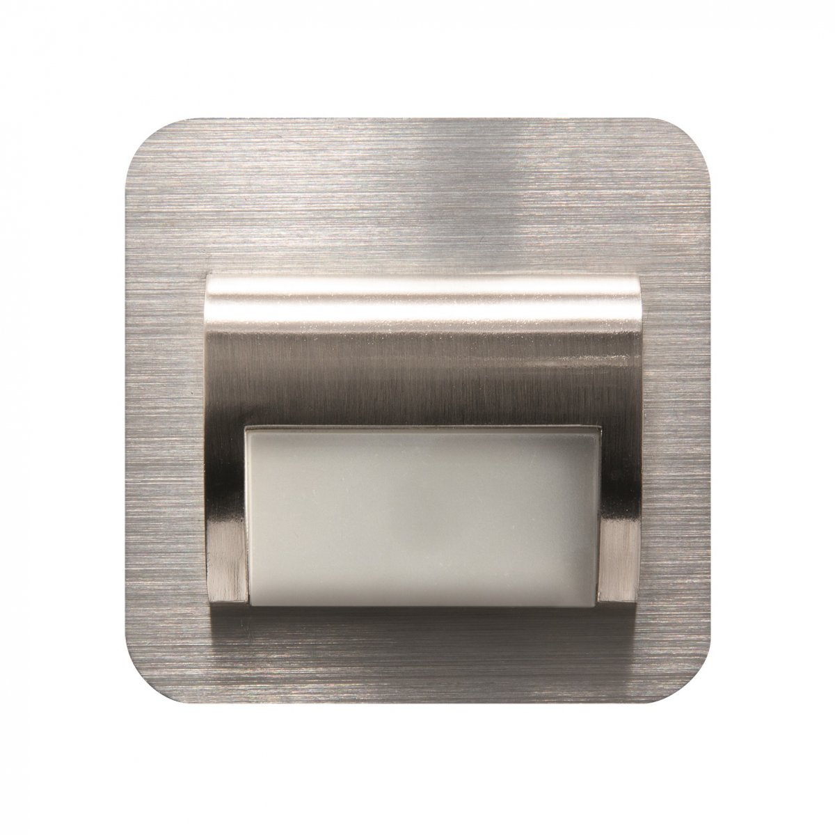 Heitronic Nr. 500585-HE LED Einbauleuchte VALENCE 3000K 73x73mm aluminiumfarben