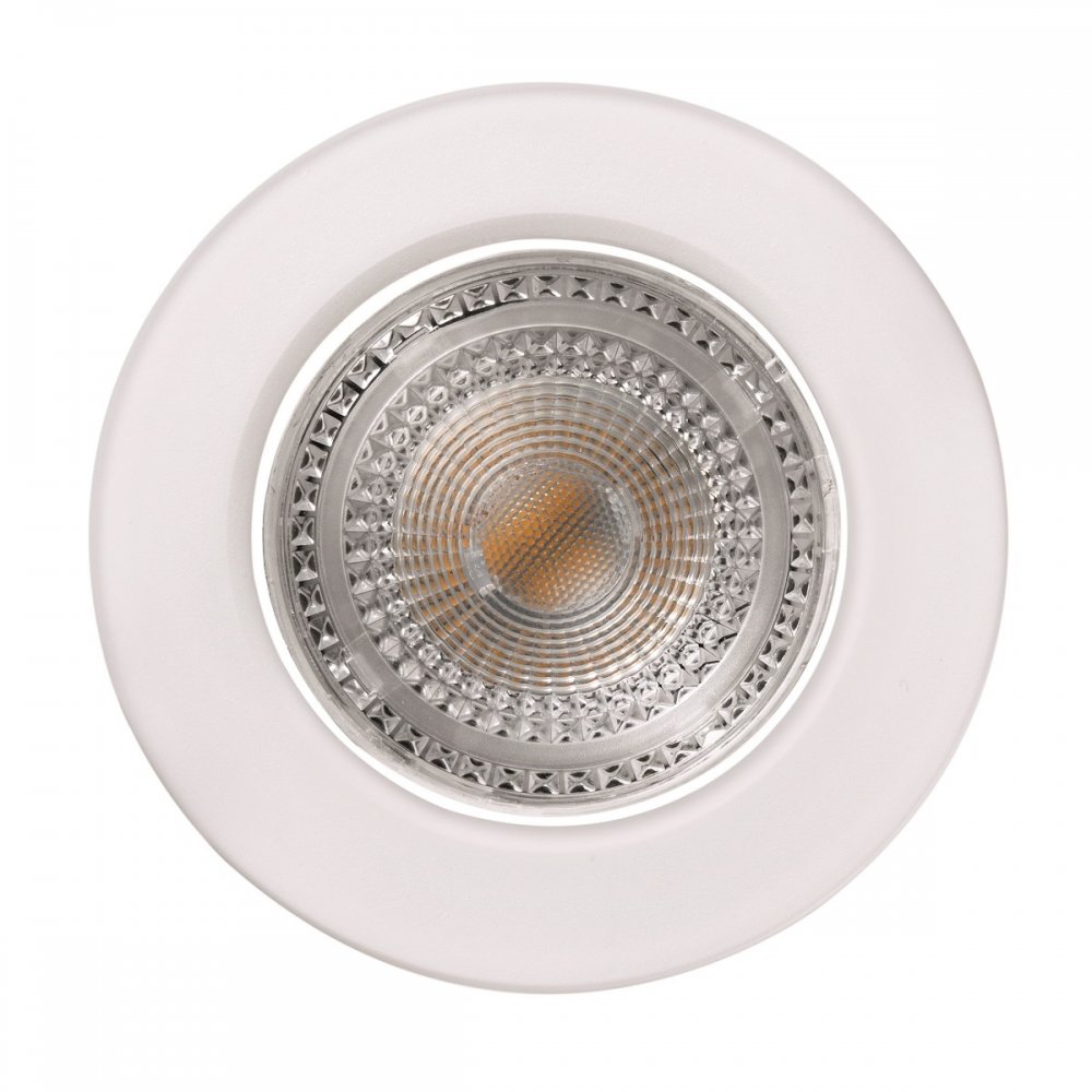 Leuchten kaufen DL7002 Heitronic IP44 weiß --> 500593-HE 3000K online & LED Nr. Einbaustrahler 70mm schwenkbar Lampen