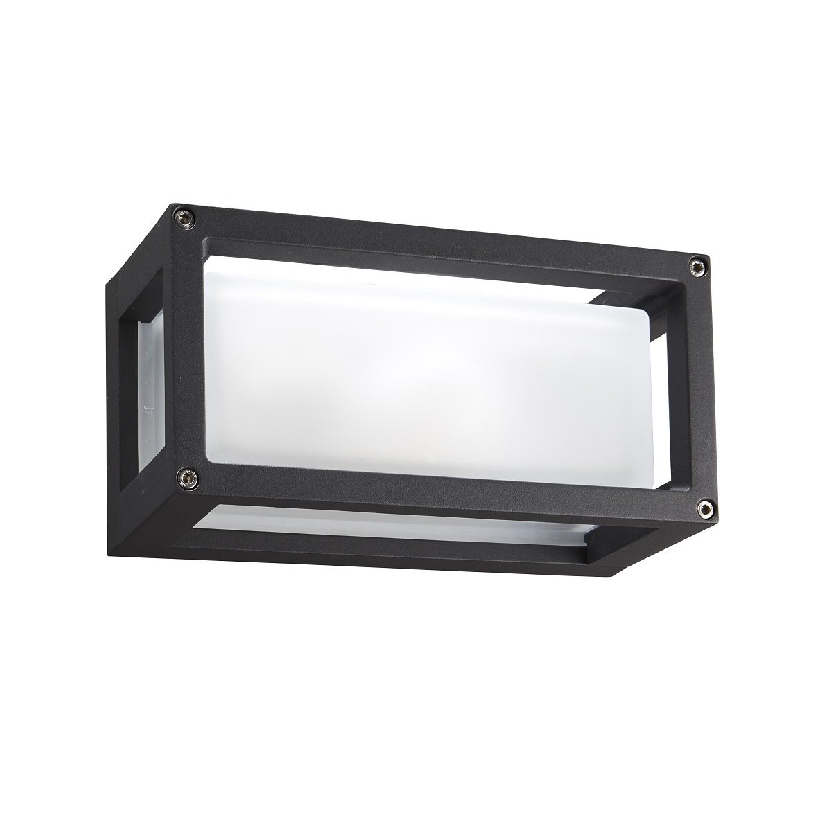 Heitronic Nr. 500613-HE Wandleuchte Sevilla anthrazit IP54 E27 25cm
