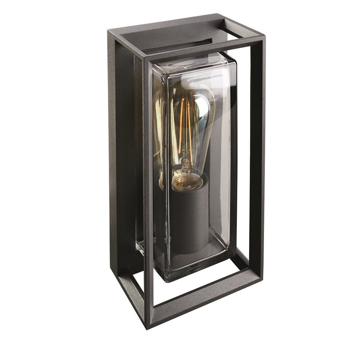 Heitronic Nr. 500615-HE Outdoor Wandleuchte Alicante anthrazit E27 IP65