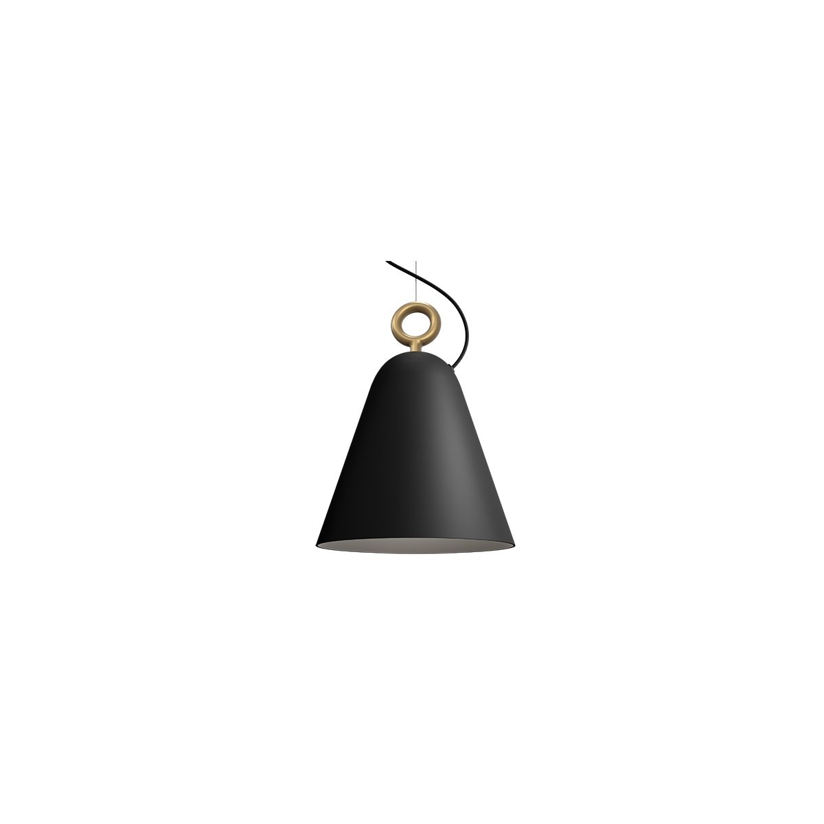 Herstal Leuchten Pendelleuchte Bella Schwarz 20cm E27
