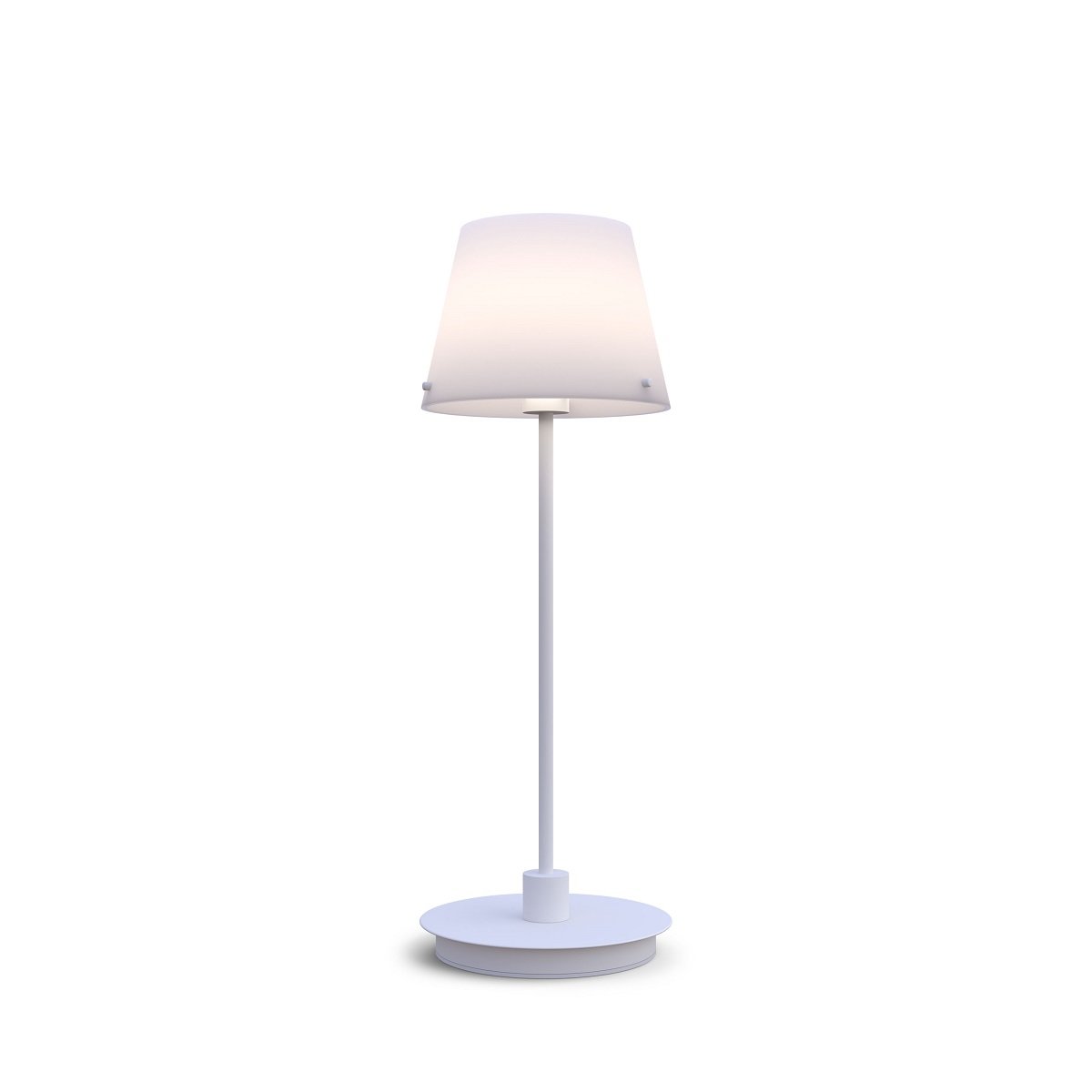 Herstal Leuchten Tischleuchte Gil il Grande Wei� Opal G9
