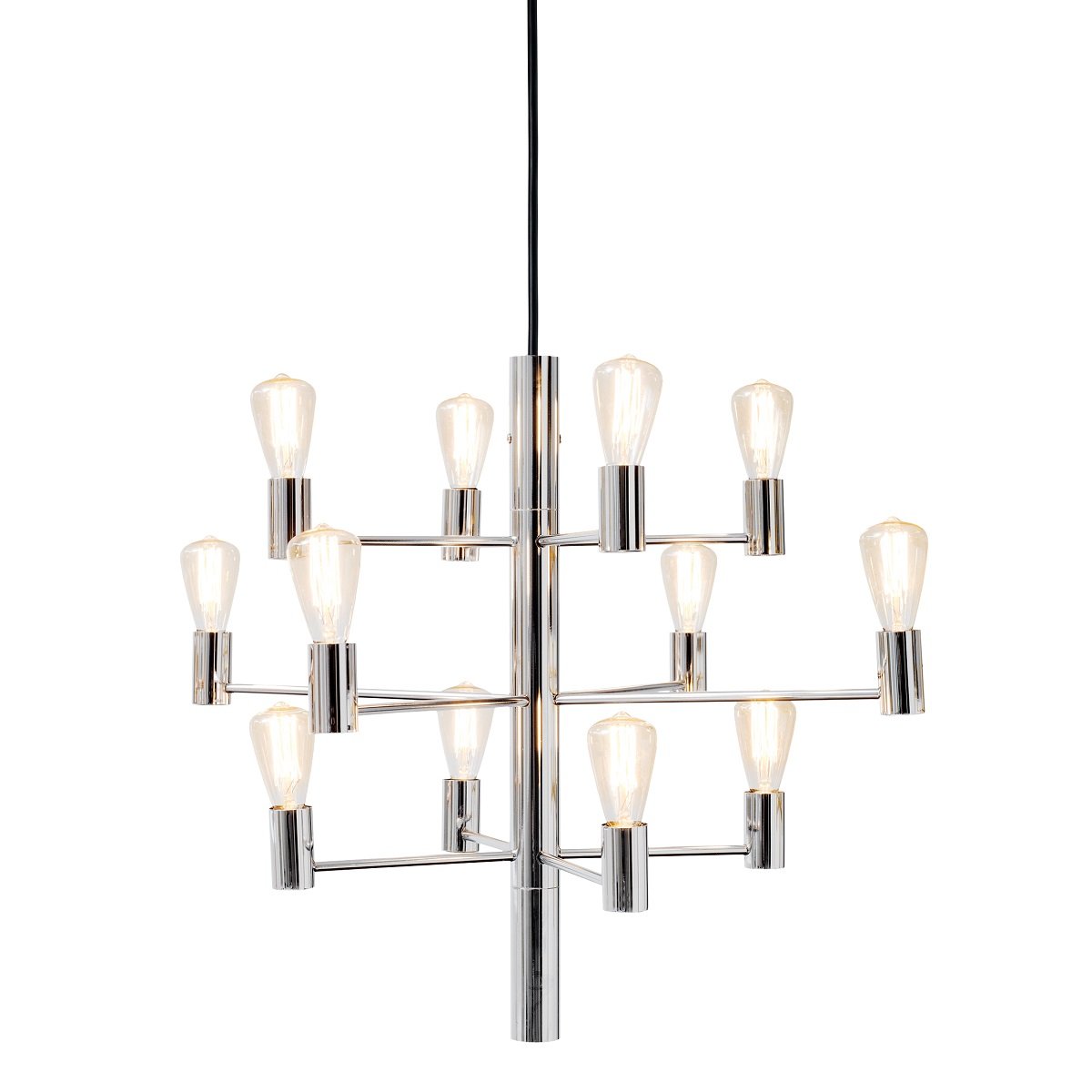 Herstal Manola Kronleuchter 12-flammig chrom E14