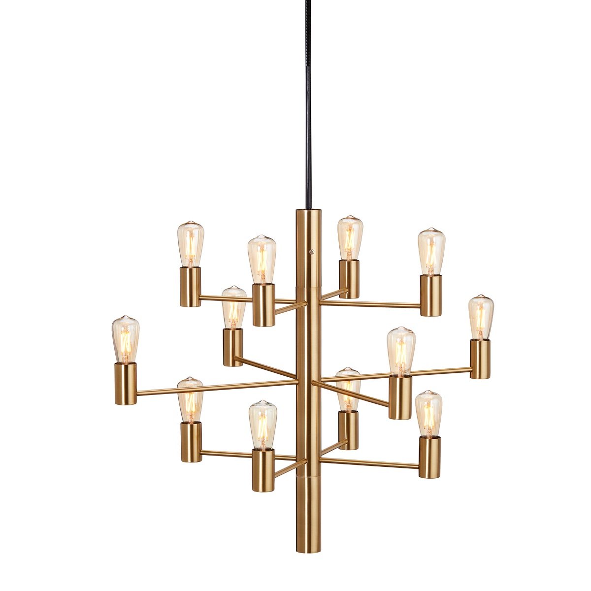 Herstal Manola Kronleuchter 12-flammig messing E14