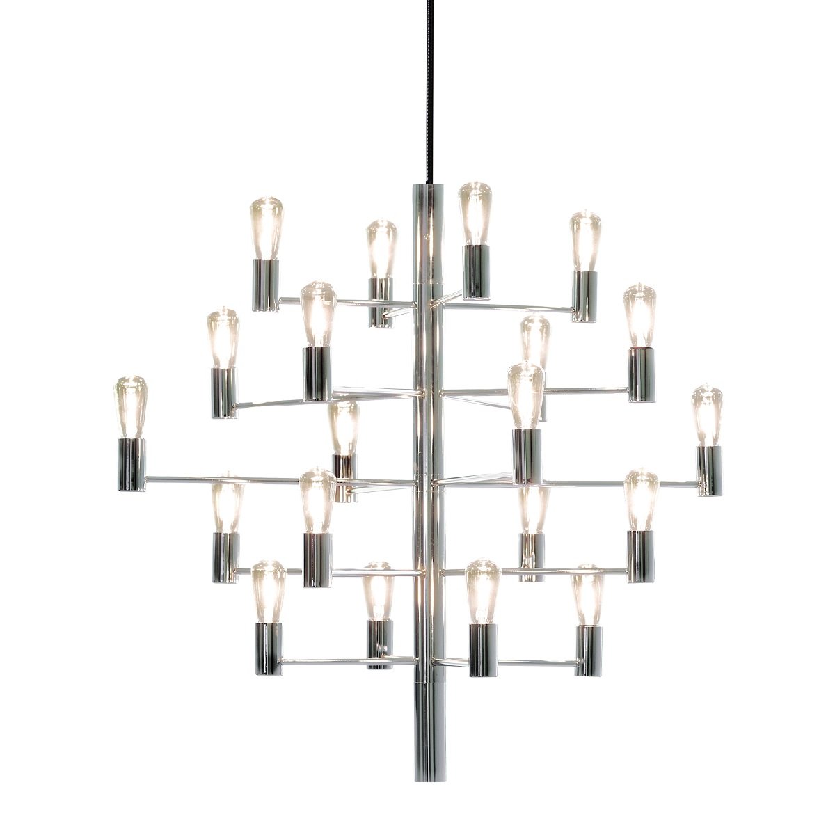 Herstal Manola Kronleuchter 20-flammig chrom E14