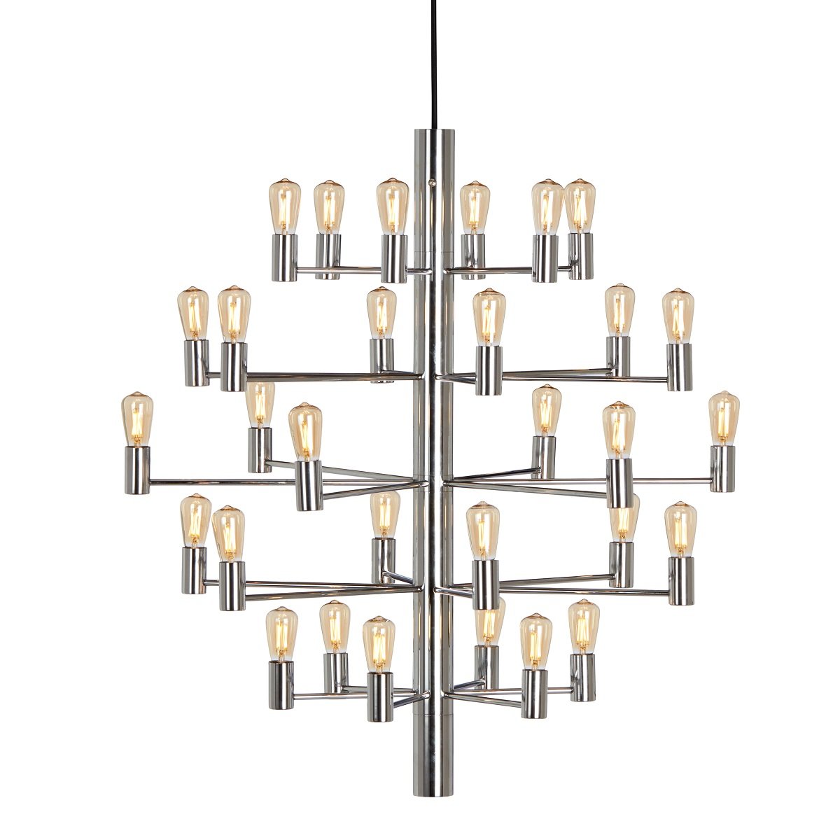 Herstal Manola Kronleuchter 30-flammig chrom E14