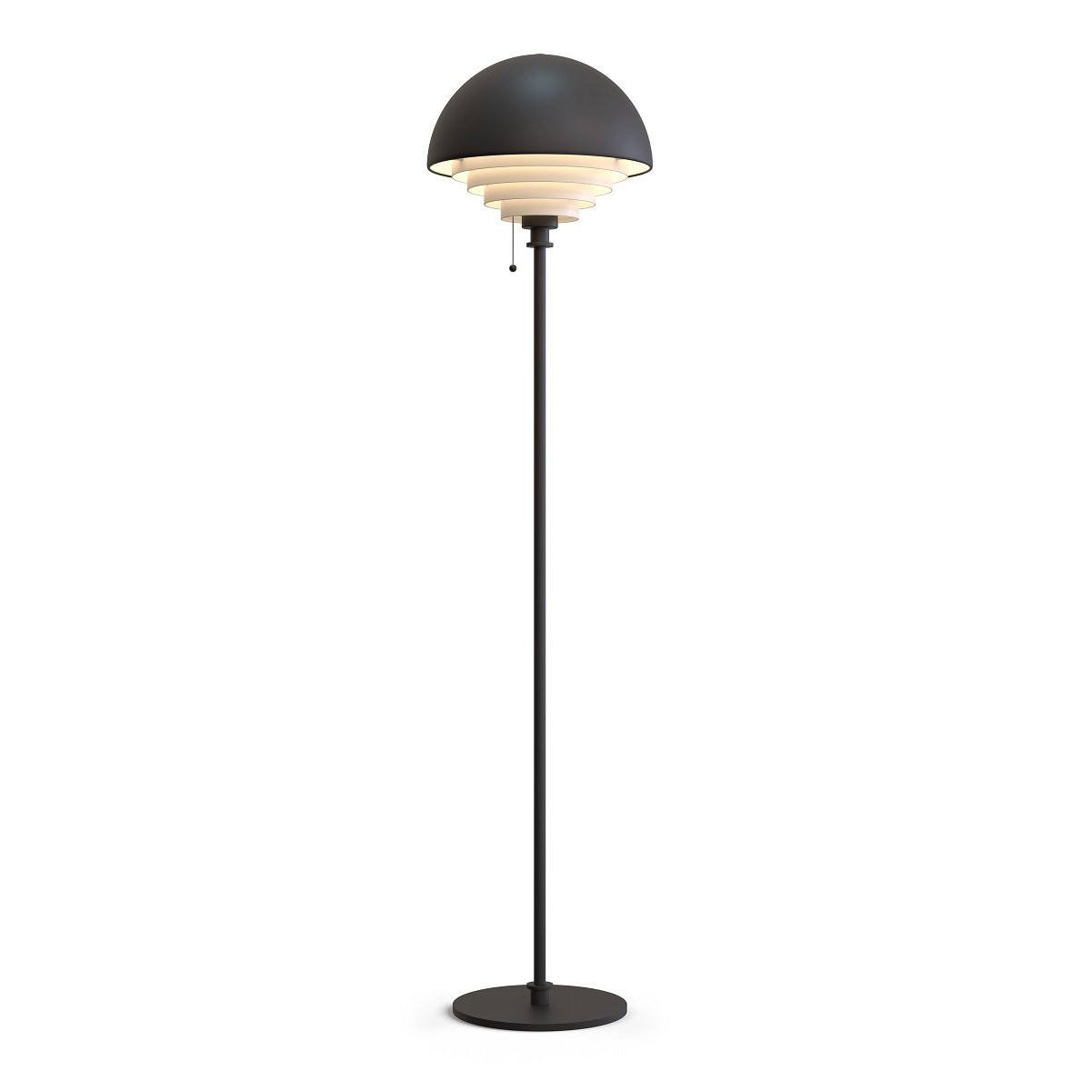 Herstal Motown Stehleuchte schwarz E27 150cm
