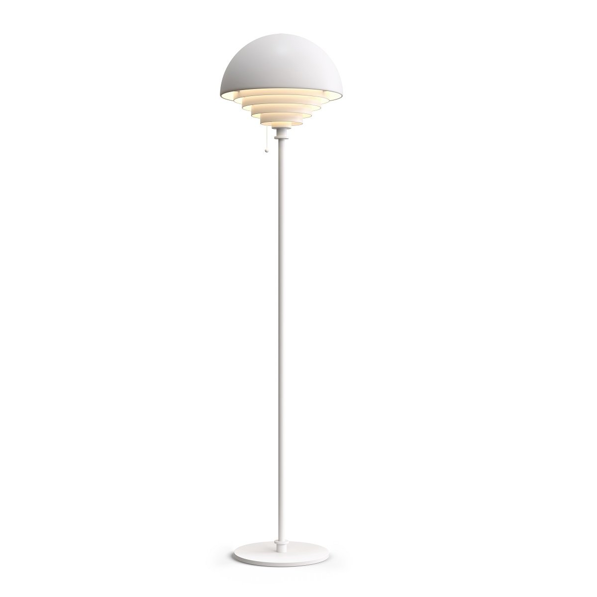 Herstal Motown Stehleuchte wei� E27 150cm