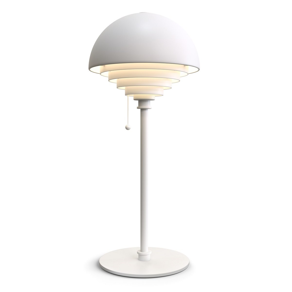 Herstal Motown Tischleuchte wei� E27 52cm
