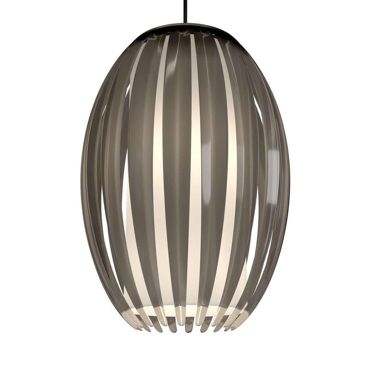 Herstal Tentacle M Pendelleuchte schwarz rauchfarben E27