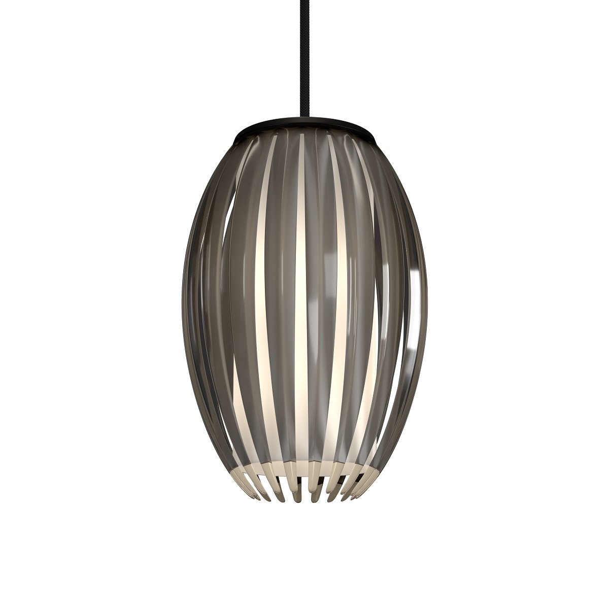 Herstal Tentacle S Pendelleuchte schwarz rauchfarben G9