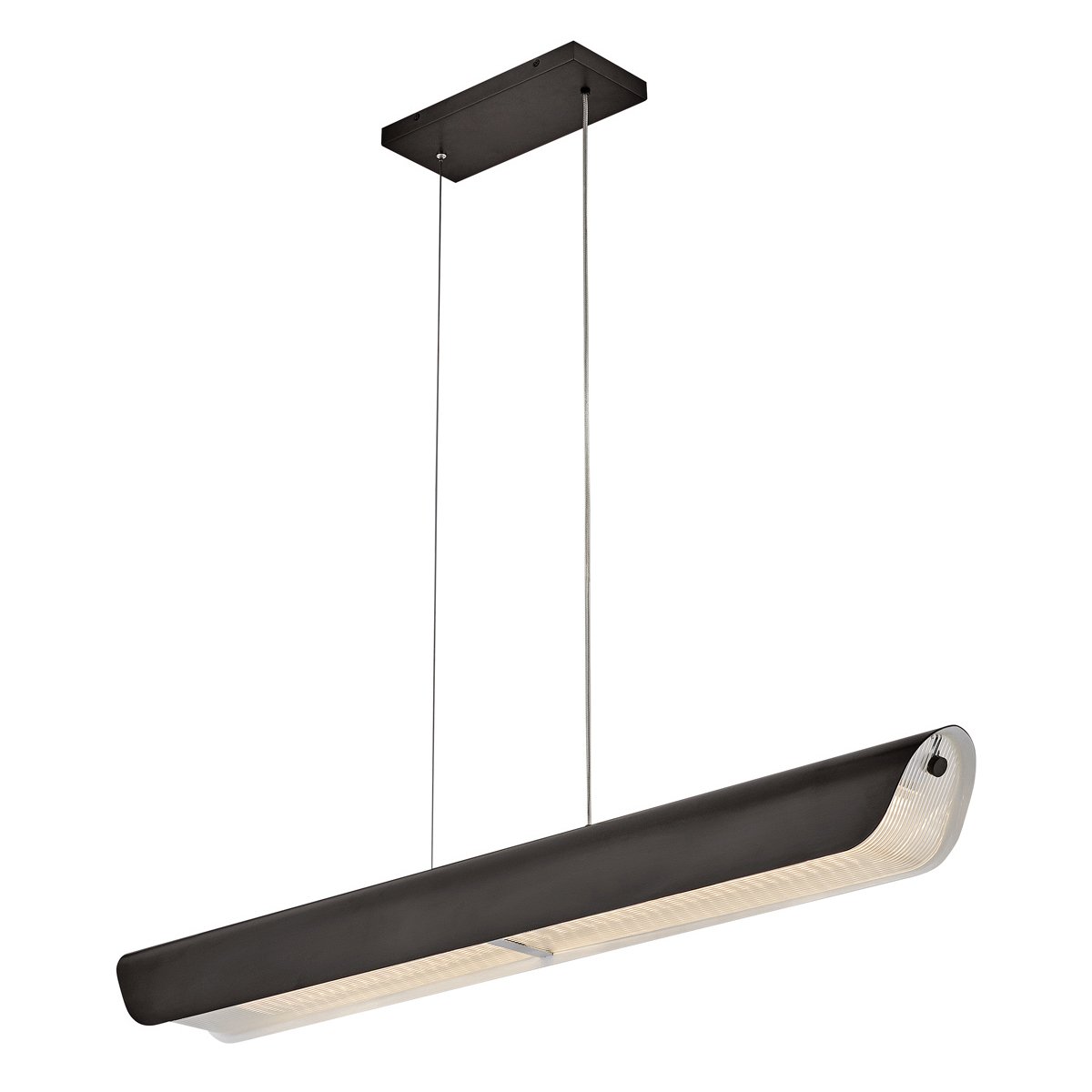 Hinkley Arco Linear LED-Pendelleuchte Schwarzoxid