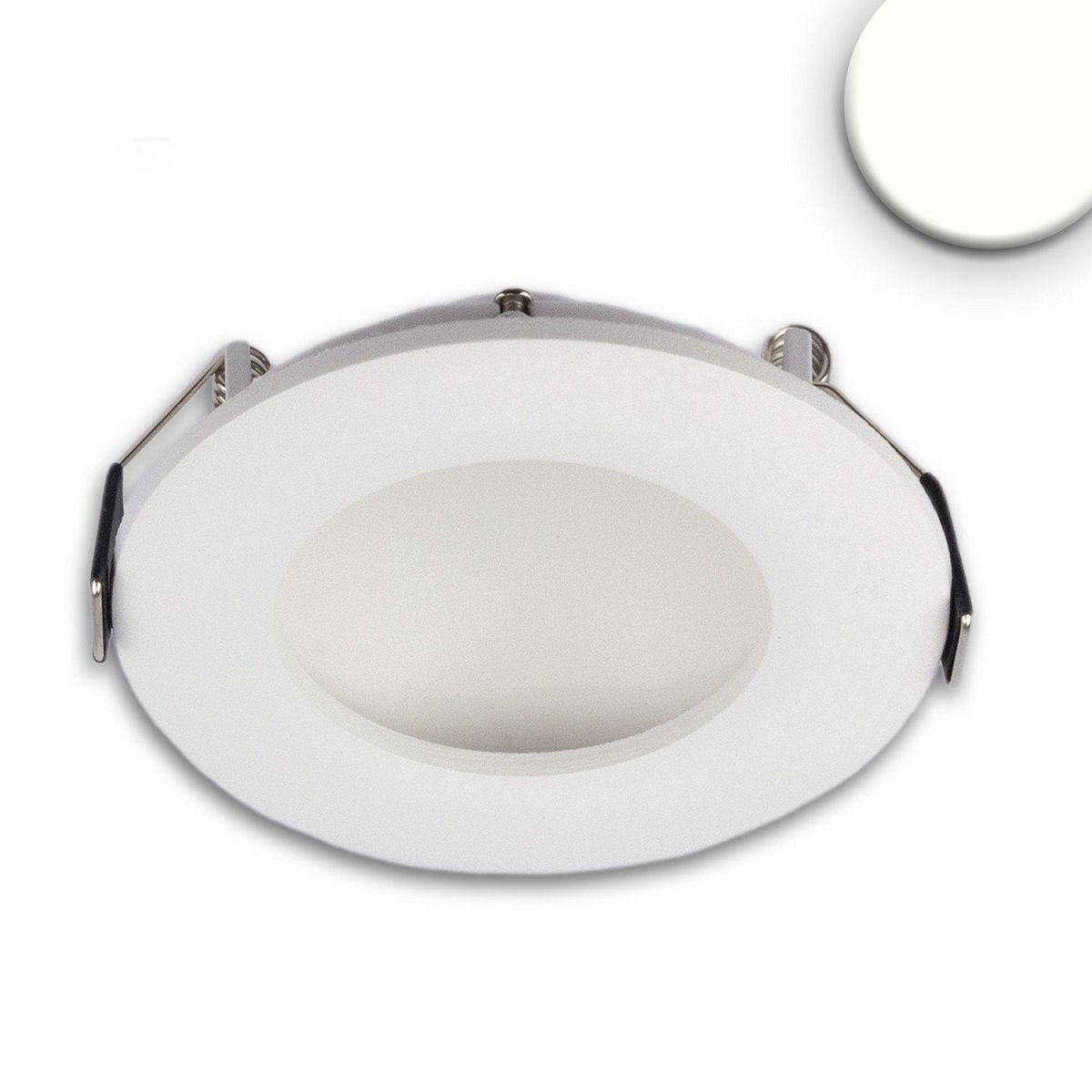 ISOLED 112428 LED Downlight LUNA 8W indirektes Licht wei� 4000k