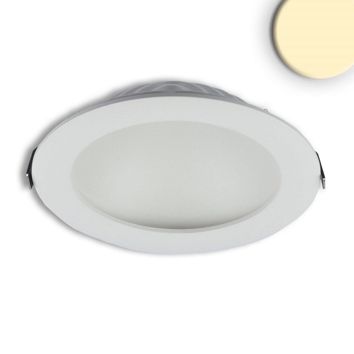 ISOLED 112431 LED Downlight LUNA 18W indirektes Licht wei� 3000k