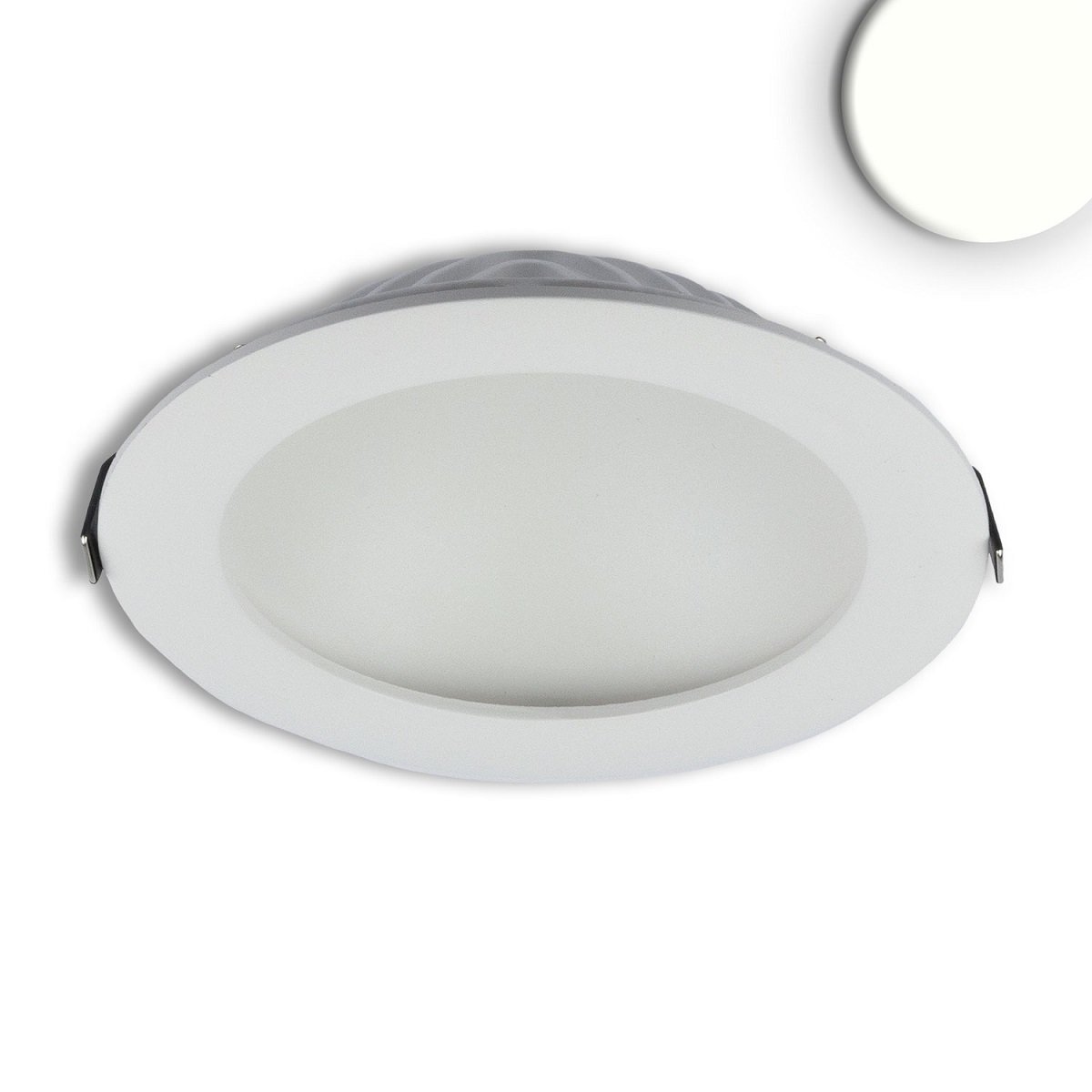 ISOLED 112432 LED Downlight LUNA 18W indirektes Licht wei� 4000k