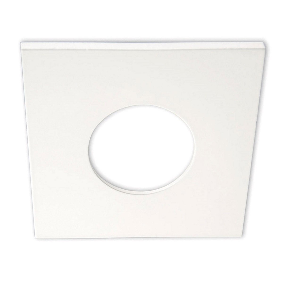 ISOLED 113063 Cover Aluminium eckig wei� matt f�r Einbaustrahler Sys-68