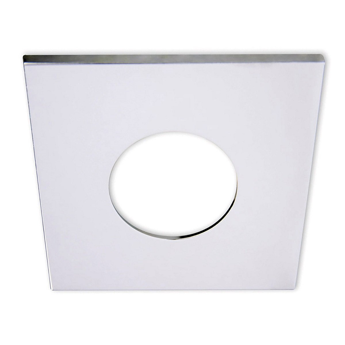 ISOLED 113067 Cover Aluminium eckig chrom f�r Einbaustrahler Sys-68