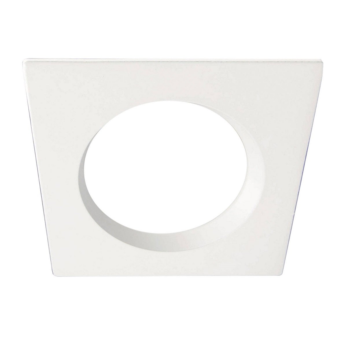 ISOLED 113339 Cover Aluminium quadratisch r�ckversetzt wei� f�r Einbaustrahler Sys-90