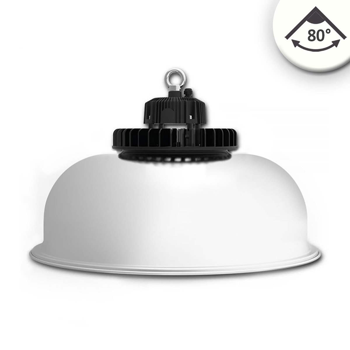 ISOLED 113734 LED Hallenleuchte FL Alu-Reflektor 4000K 1-10V dimmbar