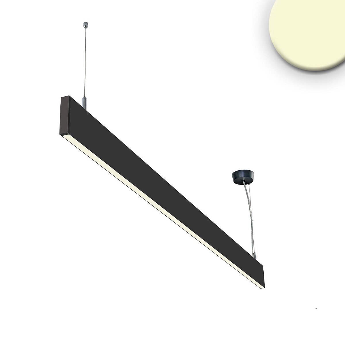 ISOLED 113999 LED H�ngeleuchte Linear Up&Down 600mm 3000K schwarz